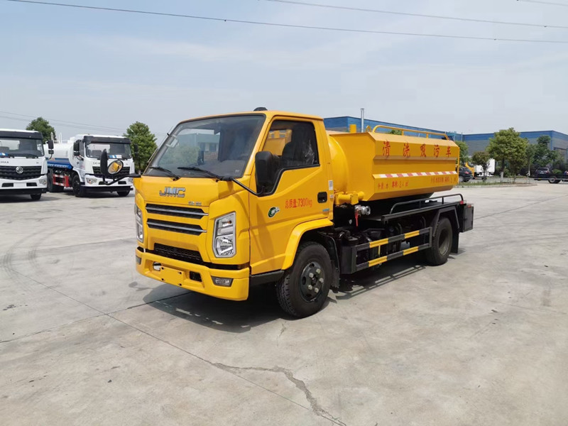 江鈴順達5方清洗吸污車，地下室專用